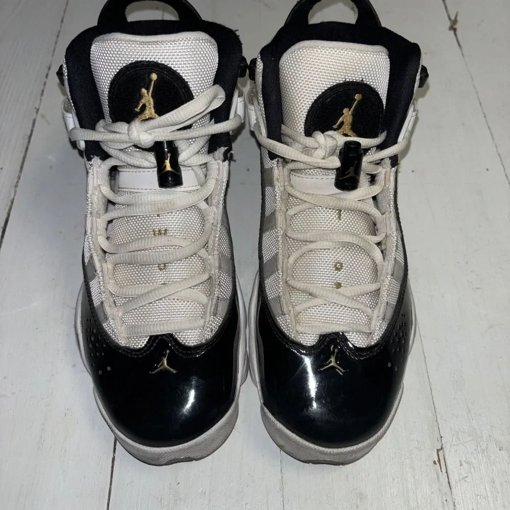 Nike Air Jordan 6 Rings GS‎ 'Defining Moments' Men's Sneakers CW6994-100 Size 5Y